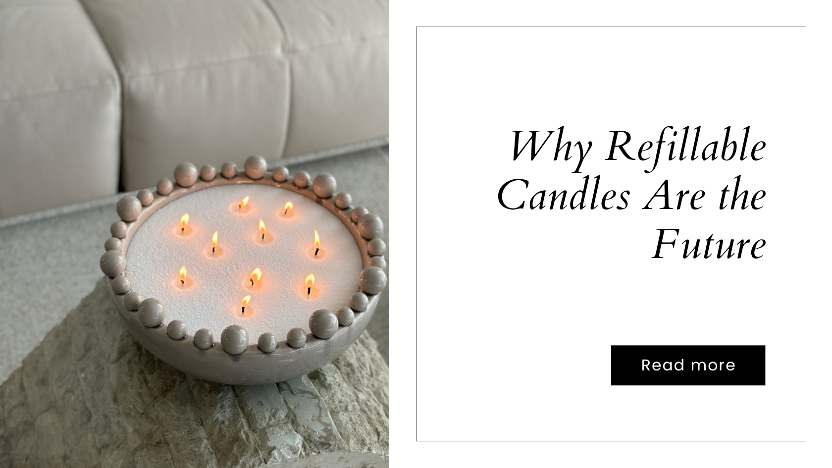 Why Refillable Candles Are the Future – CANDLERACANDLE