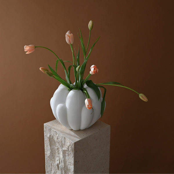 Bloom Vase, Mini - Bone White