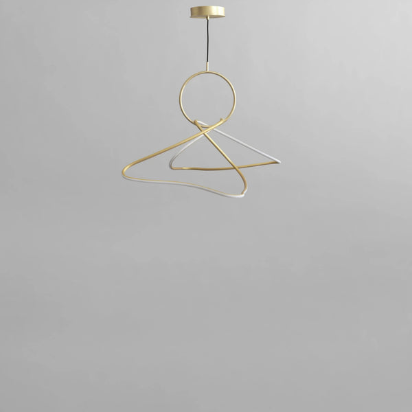 Kumo Chandelier, Mini - Brass