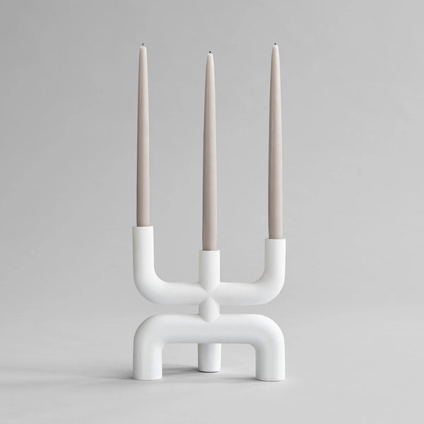 Cobra Candle Holder - Bone White