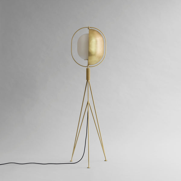 Pearl Floor Lamp - Brass